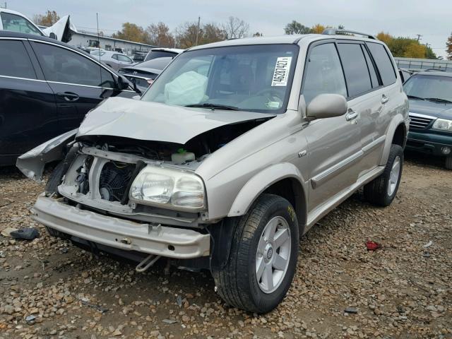 JS3TX92VX34114639 - 2003 SUZUKI XL7 PLUS BEIGE photo 2