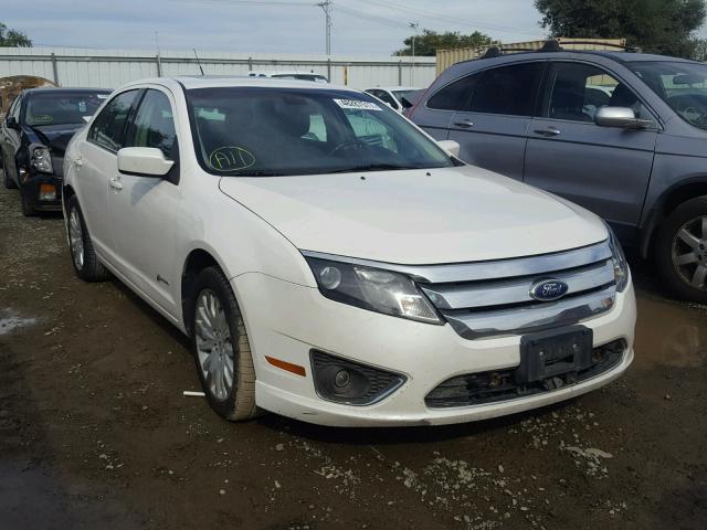 3FADP0L34CR247809 - 2012 FORD FUSION HYB WHITE photo 1