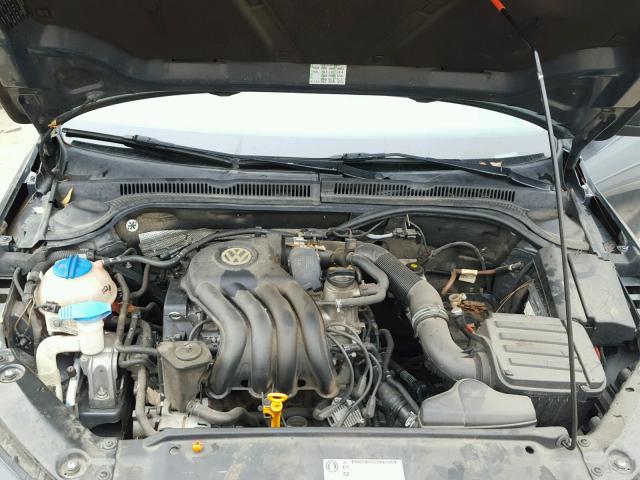 3VW1K7AJ5BM072680 - 2011 VOLKSWAGEN JETTA BASE 灰色 照片 7