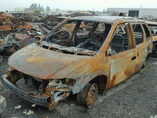 1D4GP25RX6B728776 - 2006 DODGE CARAVAN SE BURN photo 2