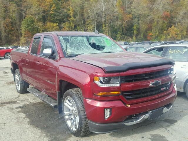 1GCVKREC1HZ157132 - 2017 CHEVROLET SILVERADO MAROON photo 1