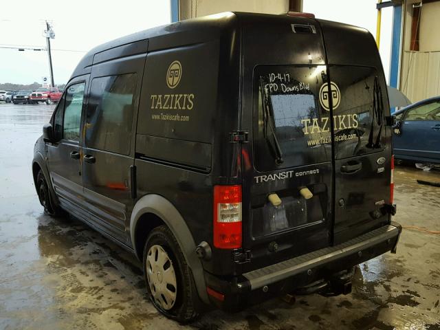 NM0KS9BN7AT032828 - 2010 FORD TRANSIT CO BLACK photo 3