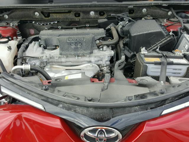 JTMZFREV9GJ093829 - 2016 TOYOTA RAV4 RED photo 7