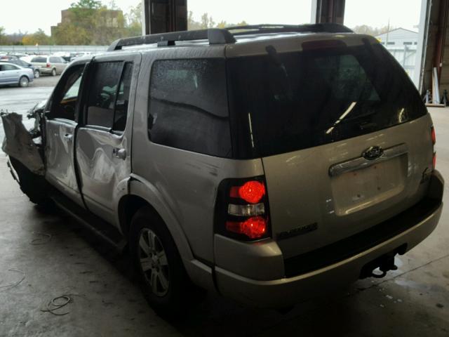 1FMEU7DEXAUA32372 - 2010 FORD EXPLORER X SILVER photo 3
