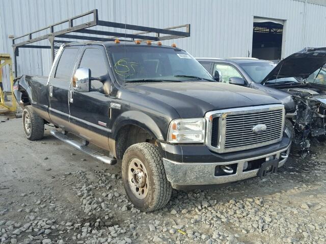 1FTSW21P97EA94939 - 2007 FORD F250 BLACK photo 1