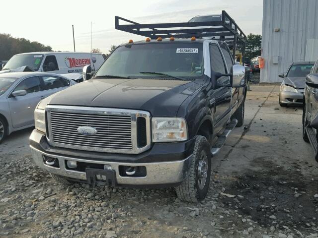 1FTSW21P97EA94939 - 2007 FORD F250 BLACK photo 2