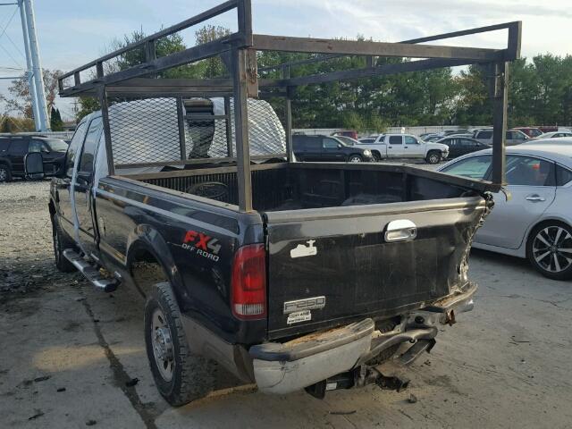 1FTSW21P97EA94939 - 2007 FORD F250 BLACK photo 3