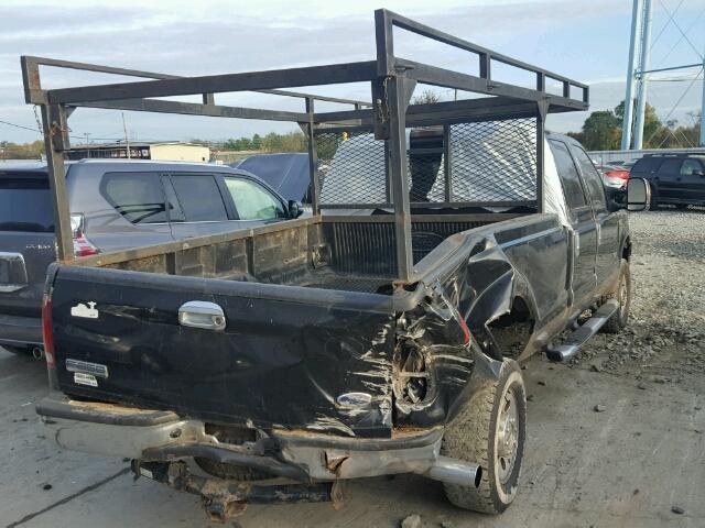 1FTSW21P97EA94939 - 2007 FORD F250 BLACK photo 4