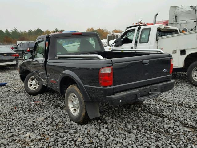 1FTYR10UX3PA89721 - 2003 FORD RANGER BLACK photo 3