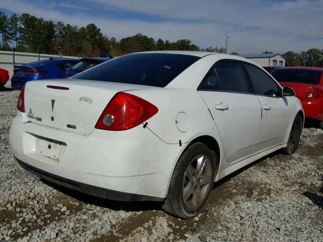 1G2ZA5E02A4150930 - 2010 PONTIAC G6 WHITE photo 4