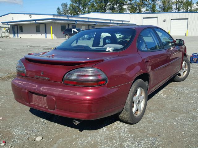 1G2WK52J2YF301793 - 2000 PONTIAC GRAND PRIX RED photo 4