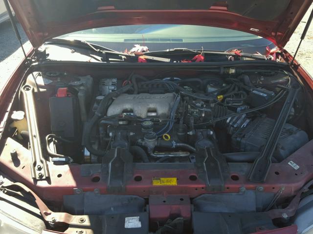 1G2WK52J2YF301793 - 2000 PONTIAC GRAND PRIX RED photo 7