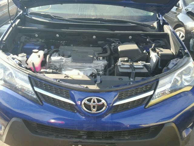 2T3WFREV3FW226300 - 2015 TOYOTA RAV4 BLUE photo 7