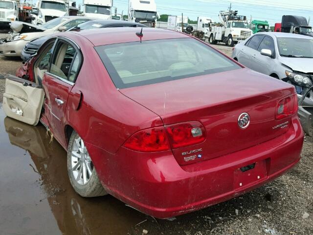 1G4HR57Y27U164270 - 2007 BUICK LUCERNE RED photo 3