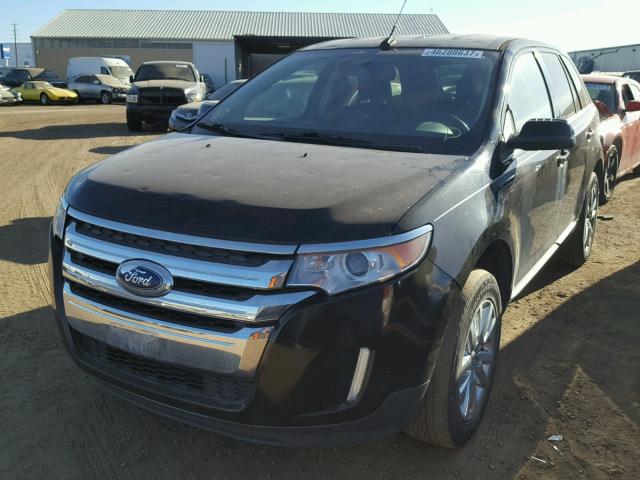 2FMDK4KC3CBA08778 - 2012 FORD EDGE LIMIT BLACK photo 2