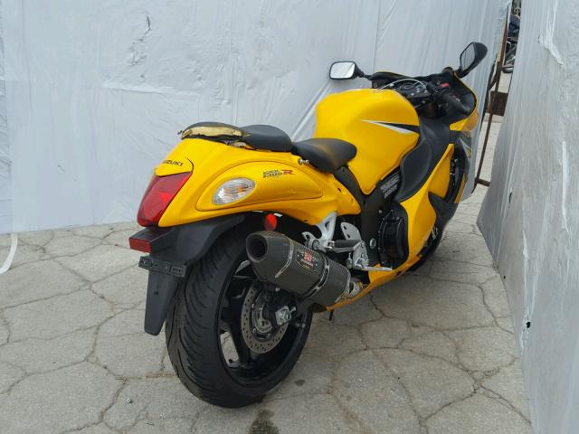 JS1GX72BXD2101844 - 2013 SUZUKI GSX1300 RA YELLOW photo 4