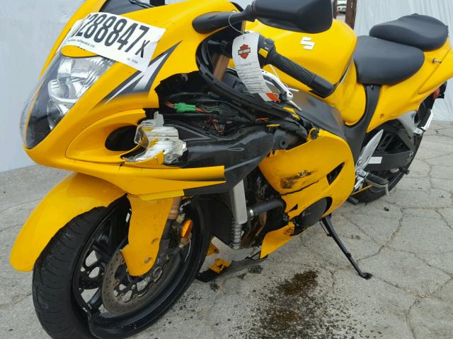 JS1GX72BXD2101844 - 2013 SUZUKI GSX1300 RA YELLOW photo 9