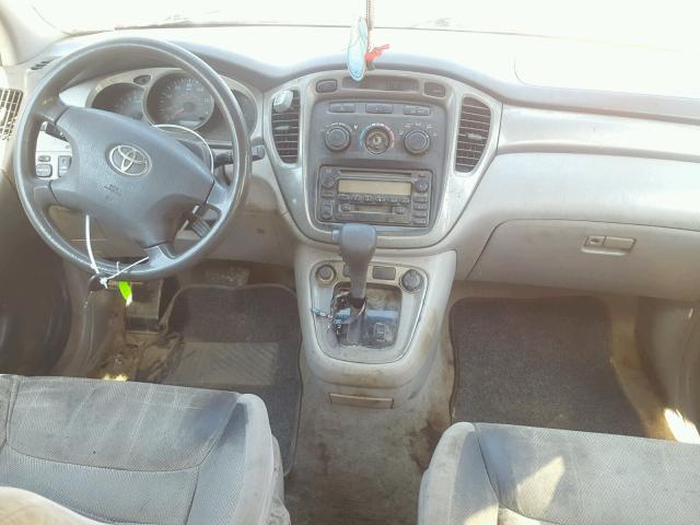 JTEHD21A110002301 - 2001 TOYOTA HIGHLANDER RED photo 9