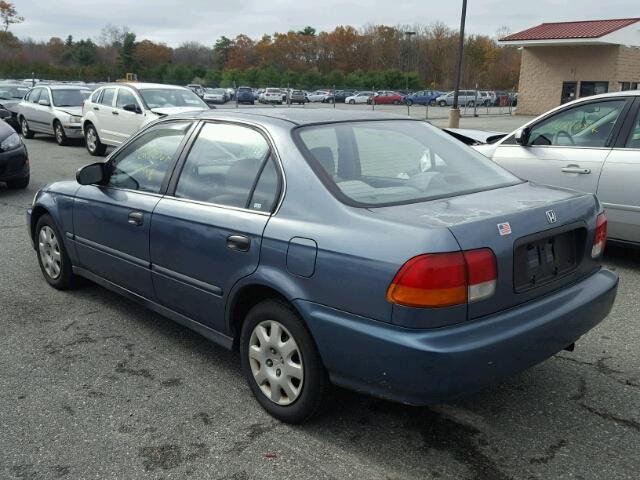 2HGEJ6679WH548160 - 1998 HONDA CIVIC LX BLUE photo 3