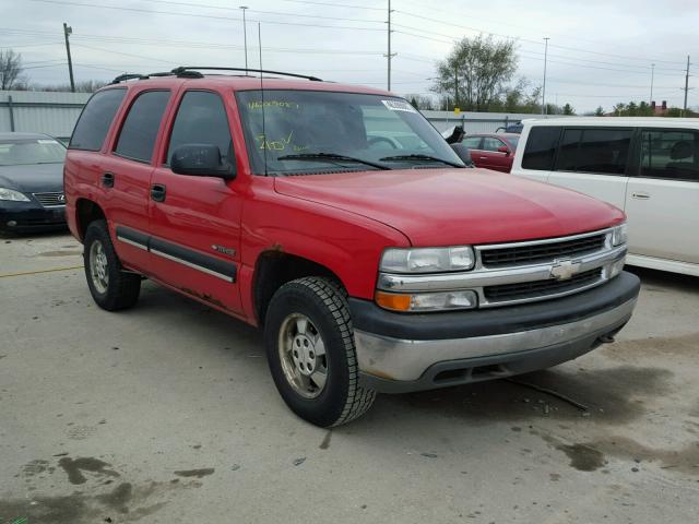 1GNEK13T5YJ182481 - 2000 CHEVROLET TAHOE RED photo 1