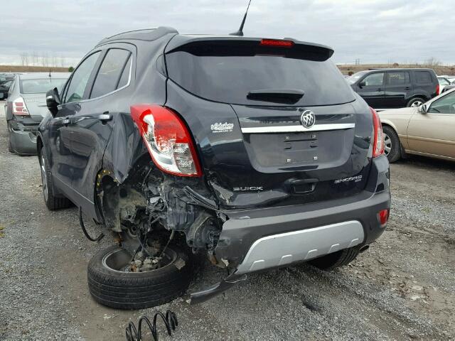 KL4CJGSB8EB724462 - 2014 BUICK ENCORE BLACK photo 3