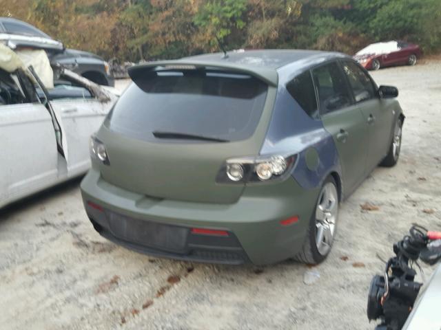 JM1BK34M981859756 - 2008 MAZDA SPEED 3 蓝色 照片 4