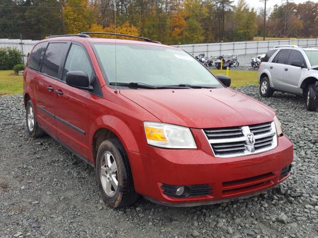 2D8HN44H88R752754 - 2008 DODGE GRAND CARA RED photo 1