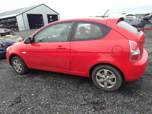 KMHCN35CX8U081740 - 2008 HYUNDAI ACCENT BAS RED photo 3