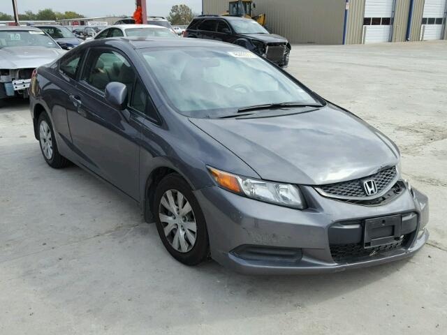 2HGFG3B52CH550379 - 2012 HONDA CIVIC LX GRAY photo 1