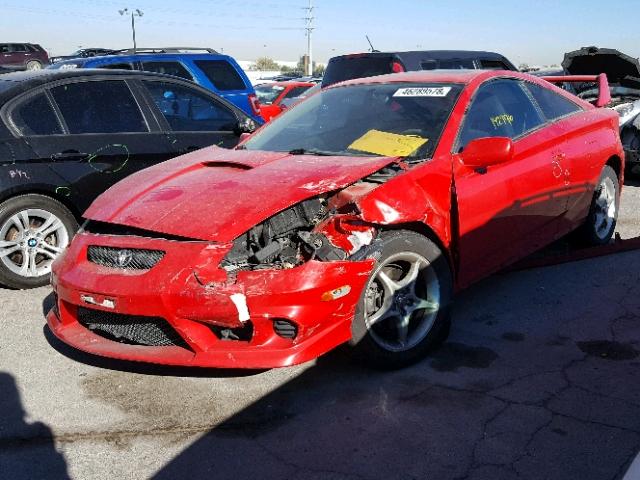 JTDDY32T140070664 - 2004 TOYOTA CELICA GT- RED photo 2