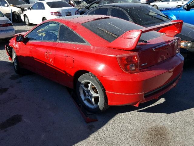 JTDDY32T140070664 - 2004 TOYOTA CELICA GT- RED photo 3