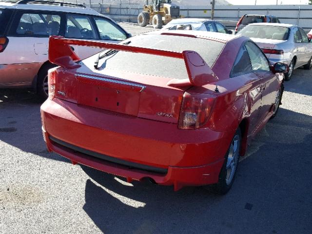 JTDDY32T140070664 - 2004 TOYOTA CELICA GT- RED photo 4