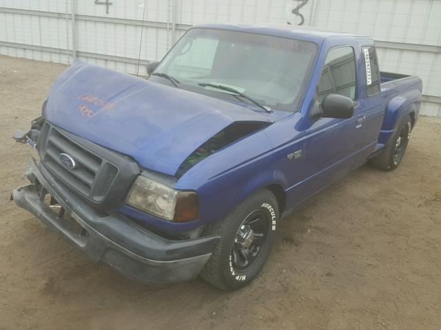 1FTYR14UX4PA05120 - 2004 FORD RANGER SUP BLUE photo 2