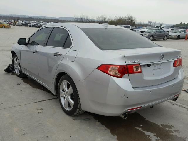 JH4CU2F60BC018569 - 2011 ACURA TSX SILVER photo 3