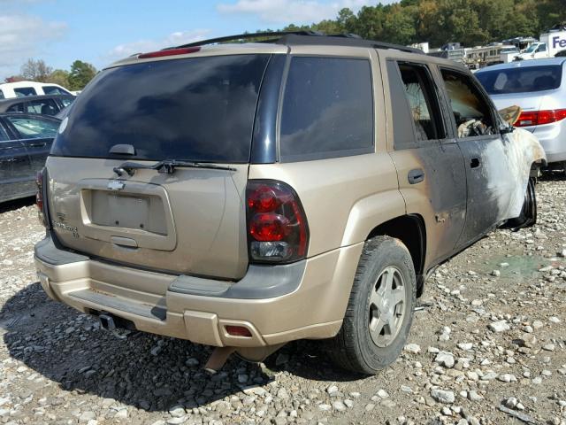 1GNDS13S562184757 - 2006 CHEVROLET TRAILBLAZE GOLD photo 4