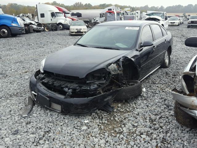 2G1WB5E37E1141589 - 2014 CHEVROLET IMPALA LIM BLACK photo 2