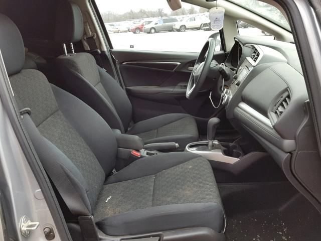 JHMGK5H58HS005614 - 2017 HONDA FIT LX Сріблястий фото 7