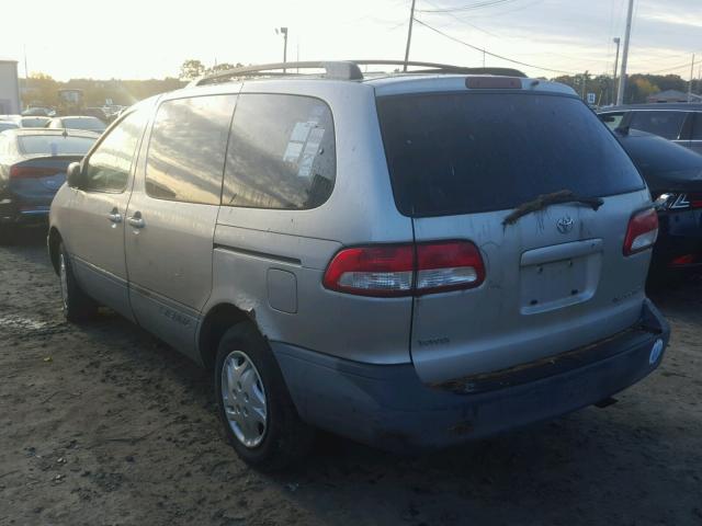 4T3ZF19C53U552604 - 2003 TOYOTA SIENNA CE GRAY photo 3