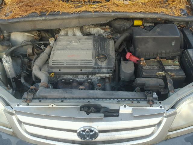 4T3ZF19C53U552604 - 2003 TOYOTA SIENNA CE GRAY photo 7