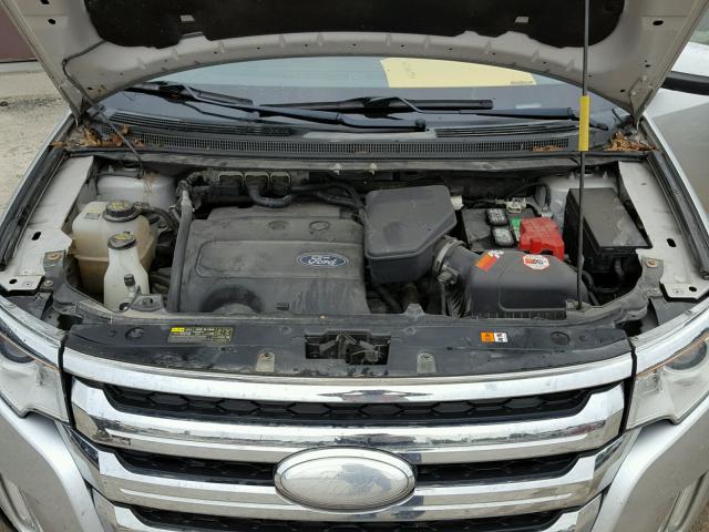 2FMDK4JC2CBA49047 - 2012 FORD EDGE SEL SILVER photo 7