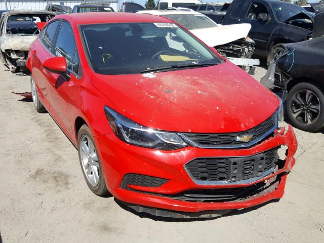 1G1BE5SMXH7102294 - 2017 CHEVROLET CRUZE LT RED photo 1