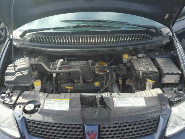 1D4GP45R84B525877 - 2004 DODGE CARAVAN SX BLUE photo 7