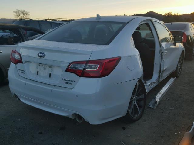 4S3BNEN61H3012477 - 2017 SUBARU LEGACY 3.6 WHITE photo 4