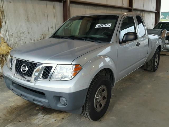 1N6BD0CT5AC428663 - 2010 NISSAN FRONTIER K SILVER photo 2