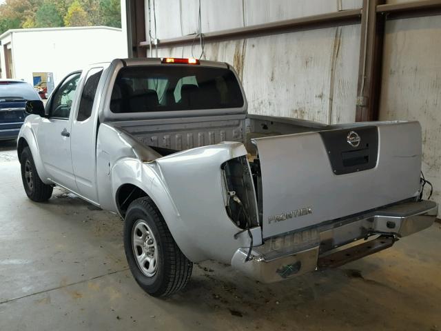 1N6BD0CT5AC428663 - 2010 NISSAN FRONTIER K SILVER photo 3