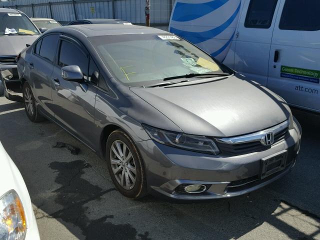 19XFB2F97CE340960 - 2012 HONDA CIVIC EXL 灰色 照片 1