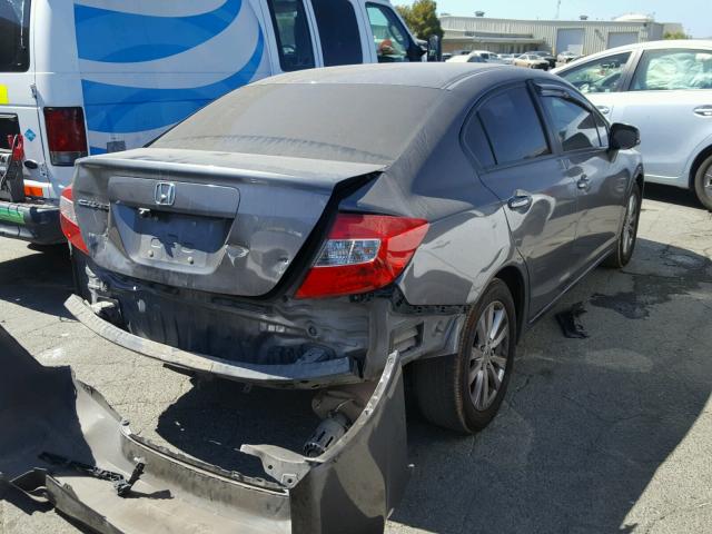 19XFB2F97CE340960 - 2012 HONDA CIVIC EXL 灰色 照片 4