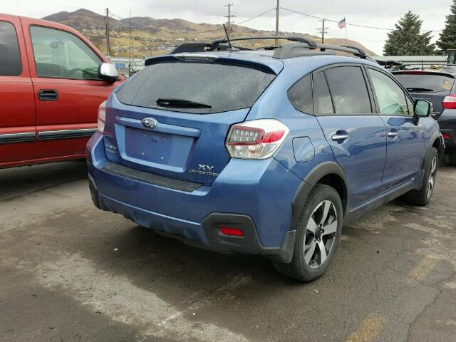 JF2GPBKC1EH326462 - 2014 SUBARU XV CROSSTR BLUE photo 4