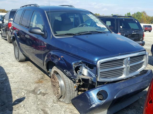 1D4HD48N36F113870 - 2006 DODGE DURANGO SL BLUE photo 1