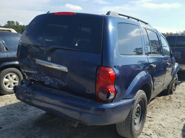 1D4HD48N36F113870 - 2006 DODGE DURANGO SL BLUE photo 4